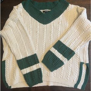 Oversized knitted sweater